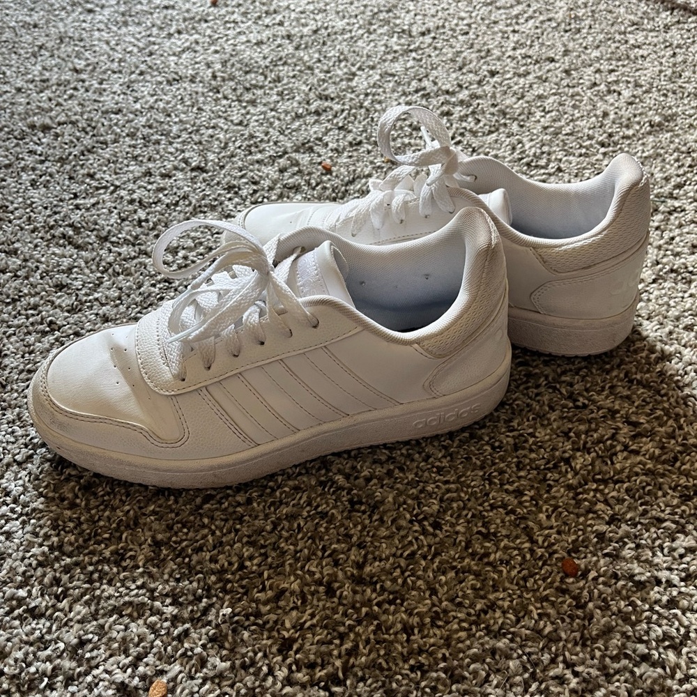 Adidas All-White Casual Sneakers